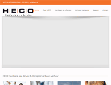 Tablet Screenshot of heco.nl