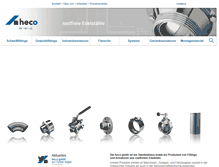 Tablet Screenshot of heco.de